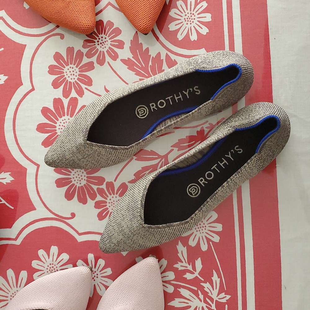 Rothy's Flats Collection Heathered Gray Sz 6.5w - Picture 5 of 7
